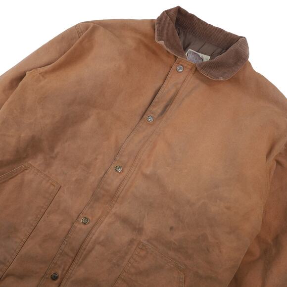 Vintage Woodsman Canvas Work Jacket. Features quilted liner - Picture 2 of 13